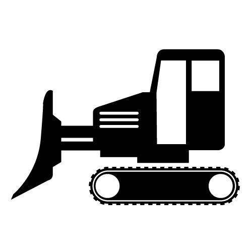 500x500 Icon Bulldozer Library