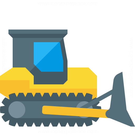 512x512 Iconexperience G Collection Bulldozer Icon