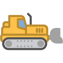 256x256 Bulldozer Icon Myiconfinder