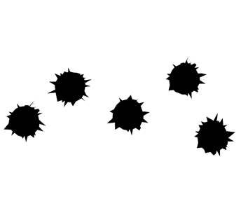344x304 Png Bullet Holes Pic