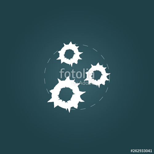 500x500 Bullet Hole Icon Stock Image And Royalty Free Vector
