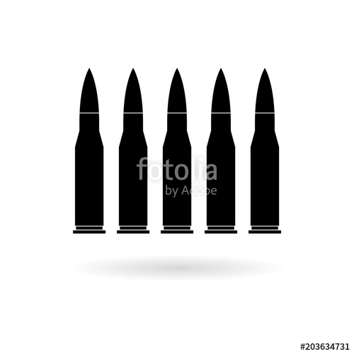 500x500 Bullet Icon, Bullets Sign Stock Image And Royalty Free Vector