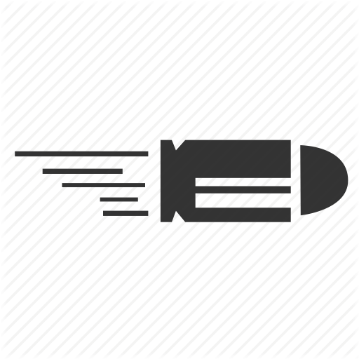 512x512 Bullet, Bullets, Fast, Fire, Security, Shoot, Shooting Icon