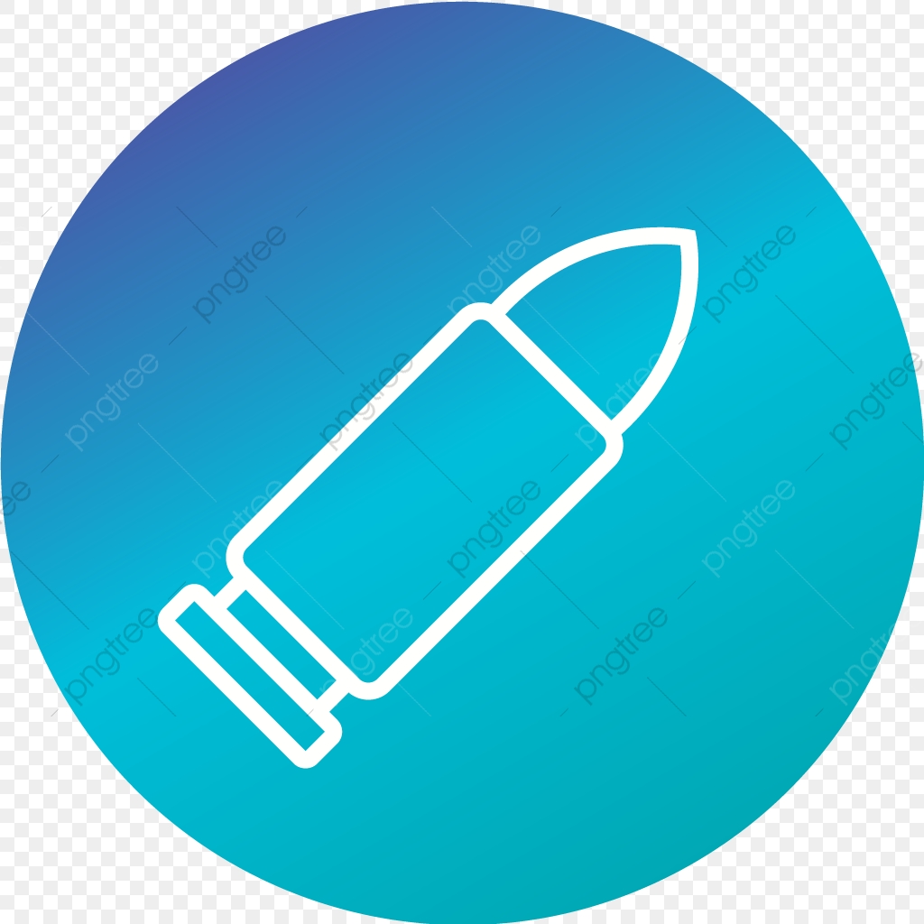 1024x1024 Bullet Vector Icon, Military Icon, Bullet Icon, Weapon Icon Png