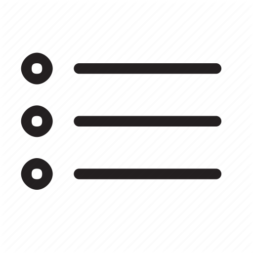 512x512 Bullet, List, Text Icon