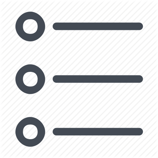 512x512 Bullet, Bullets, List, Menu, Points, Text Icon