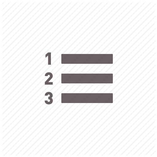 512x512 Bullet, Checklist, Format, List, Ordered, Text Icon