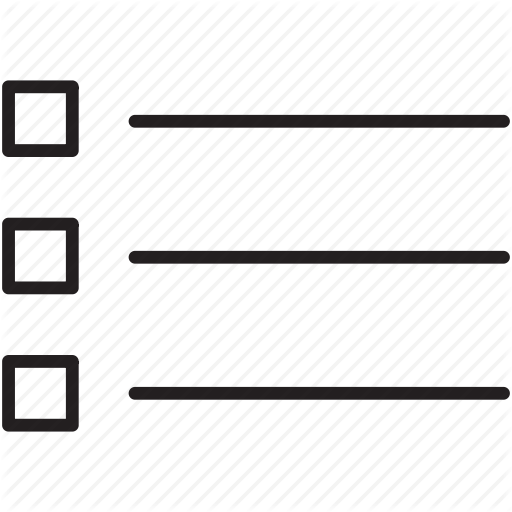 512x512 Bullet, Checklist, Hierarchy, Lines, Organize, Square, Text Icon