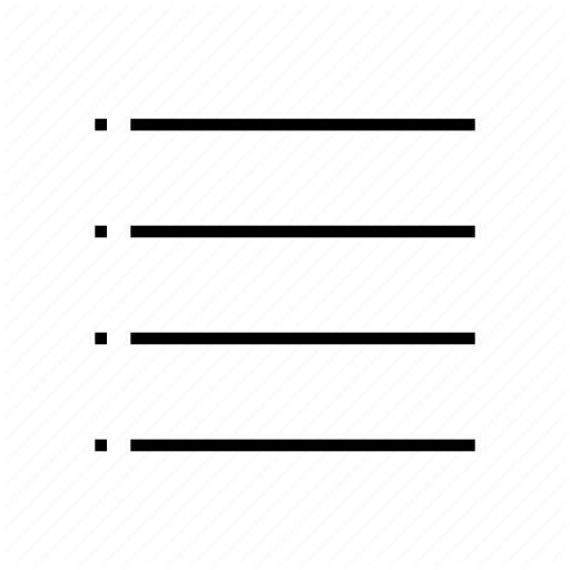 512x512 Bullet, Edit, Editor, List, Sign, Text Icon