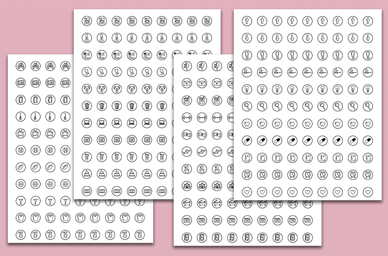 Bullet Journal Icon at Vectorified.com | Collection of Bullet Journal ...