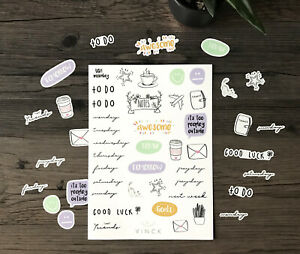 300x254 Planner Stickers Scrapbooking Diary Organiser Icon Bullet Journal