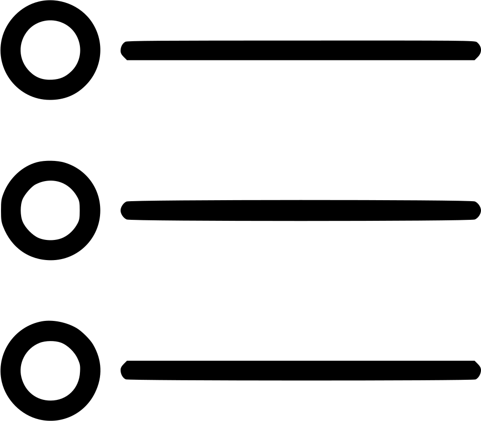 981x858 Bullet List Png Icon Free Download