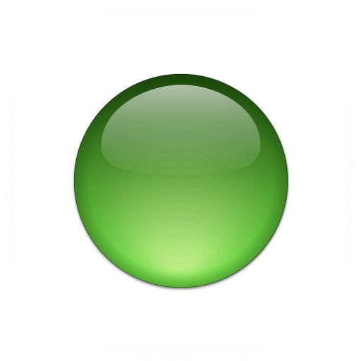 512x512 Iconexperience V Collection Bullet Ball Glass Green Icon