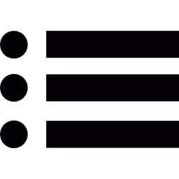 256x256 Points, Text, Signs, Items, Bullet, List Icon