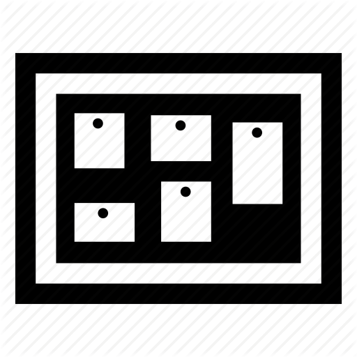 512x512 Bulletin Board, Information Board, Message Board, Notice Board