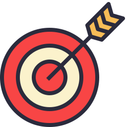 256x256 Bullseye Icon Outline Filled