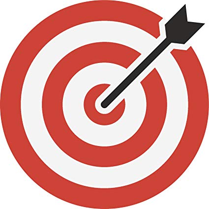 425x425 Simple Bullseye Arrow Archery Target Cartoon Icon