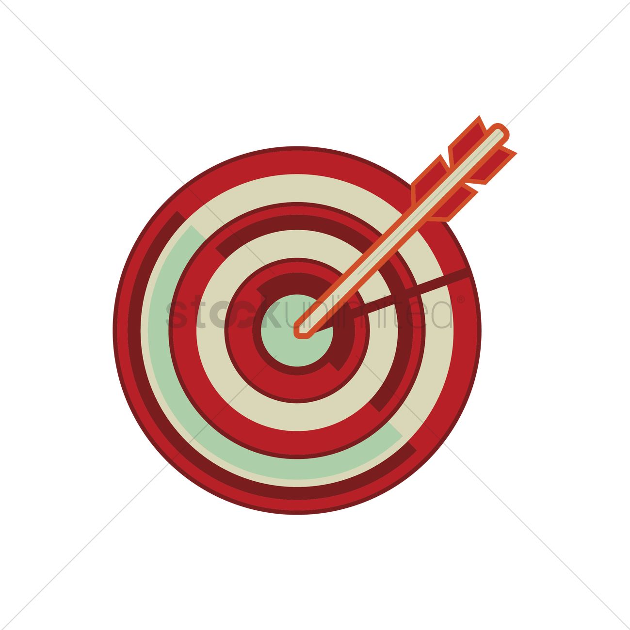 1299x1300 Bullseye Icon Vector Image
