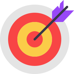 256x256 Bullseye Icon Flat