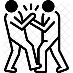 256x256 Bullying Icon Of Glyph Style