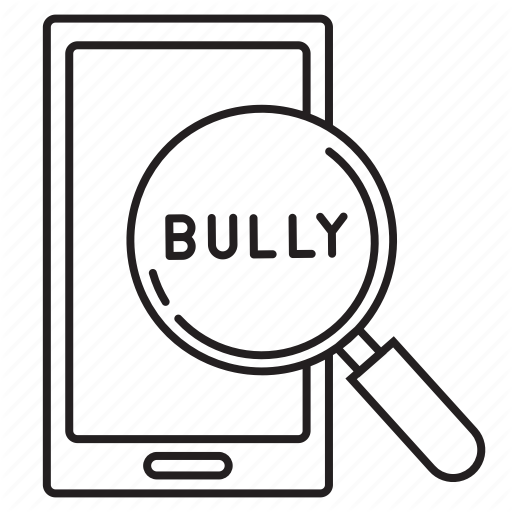 512x512 Cyber Bullying, Phone, Search Icon