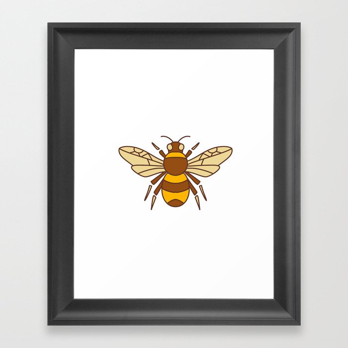 700x700 Bumble Bee Icon Framed Art Print