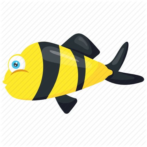 512x512 Bee Fish, Bumblebee Fish, Fish, Freshwater Puffer, Goby Fish Icon
