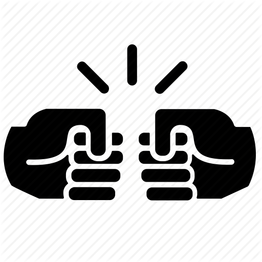 512x512 Conversation, Fist, Fist Bump, Greeting, Hand, Technology, Toast Icon