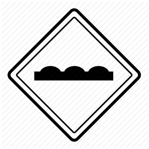 512x512 Bump, Bumpy, Bumpy Road, Road Bumps, Road Safety, Roadsigns, Speed