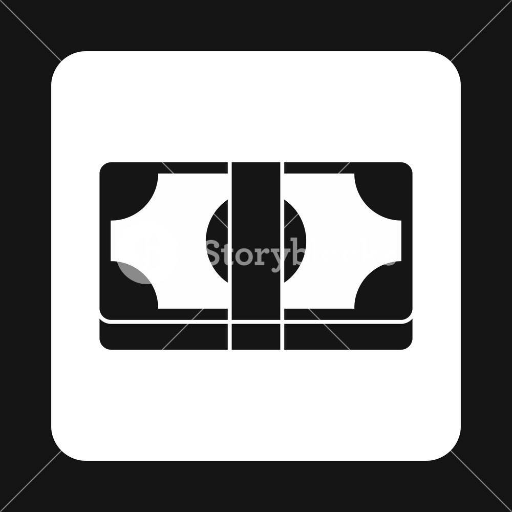 Bundle Of Money Icon In Simple Style Isolated On White Background 1000x1000 Bundle Of Money Icon In Simple Style Isolated On White Background