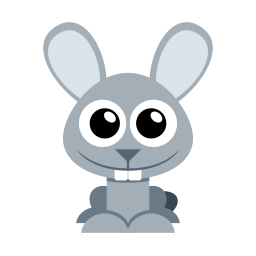 256x256 Bunny Icon Flat Animal Iconset Martin Berube