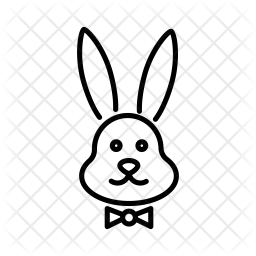 256x256 Bunny Icon Of Line Style