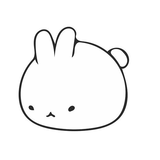 550x550 Cute Bunny Icon Clothing And Merchandise Xact Dose Store Cute