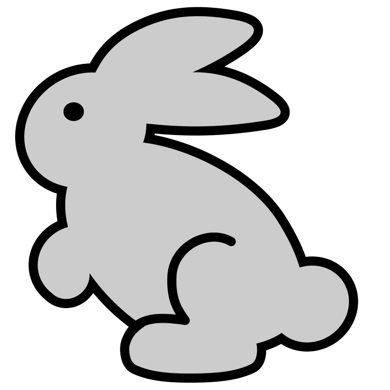 800x800 Free Clipart Bunny Icon Pitr