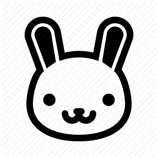 Bunny Icon At Vectorified.com 