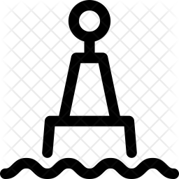 256x256 Buoy Icon Of Line Style