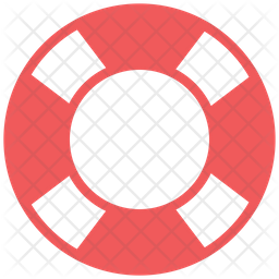 256x256 Life Buoy Icon Of Line Style