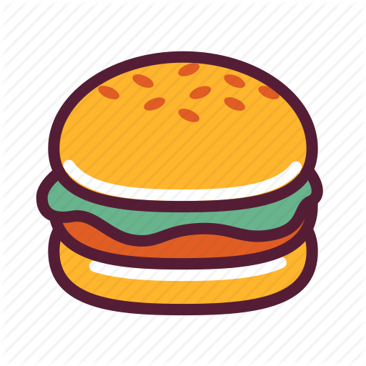 512x512 Burger, Hamburger, Snack Icon