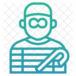 Burglar Icon Of Gradient Style 256x256 Burglar Icon Of Gradient Style