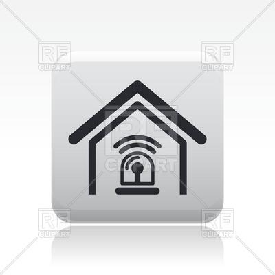 Home Burglar Alarm System Icon Vector Image Of Icons And Emblems 400x400 Home Burglar Alarm System Icon Vector Image Of Icons And Emblems