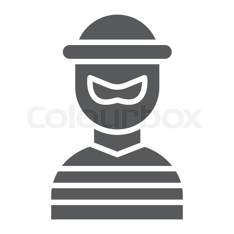 Robber Glyph Icon, Burglar And Stock Vector Colourbox 800x800 Robber Glyph Icon, Burglar And Stock Vector Colourbox