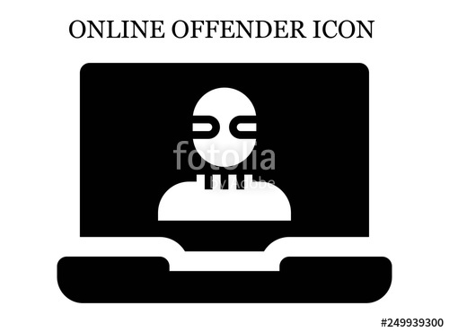 Online Burglar Icon Stock Image And Royalty Free Vector 500x370 Online Burglar Icon Stock Image And Royalty Free Vector