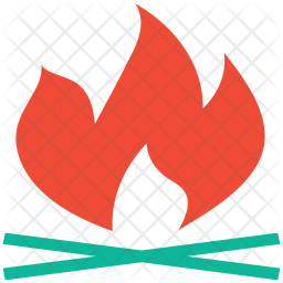 256x256 Burn Icon Of Flat Style
