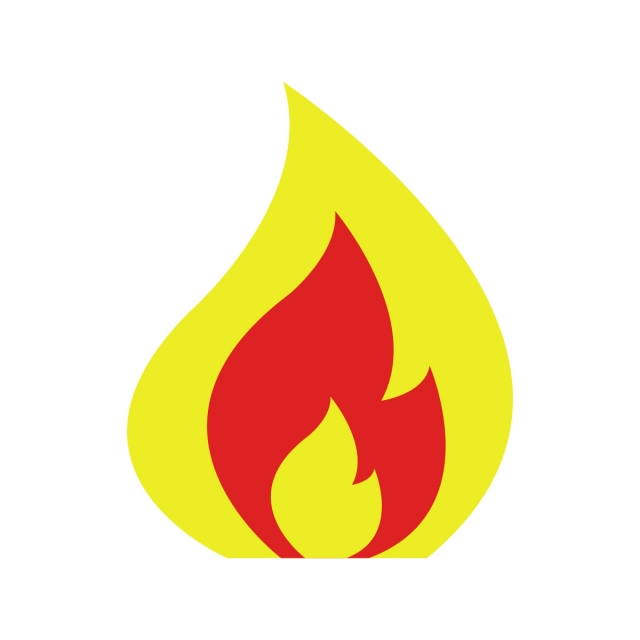 640x640 Fire Icon, Energy, Burn, Abstract Png And Vector With Transparent