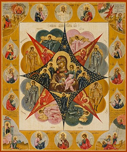 The Mother Of God Burning Bush Traditional Panel 418x500 The Mother Of God Burning Bush Traditional Panel