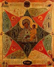180x223 Theotokos The Unburnt Bush Icon