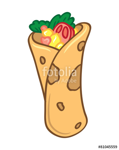 396x500 Burrito Icon Isolated On White Background Stock Image And Royalty