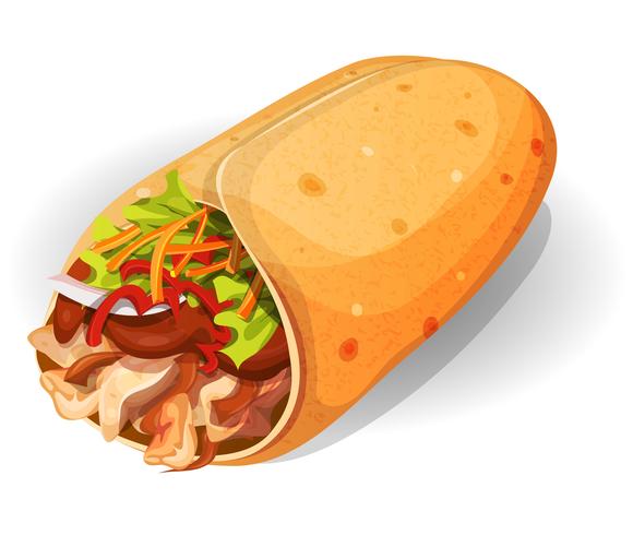 580x490 Mexican Burrito Icon