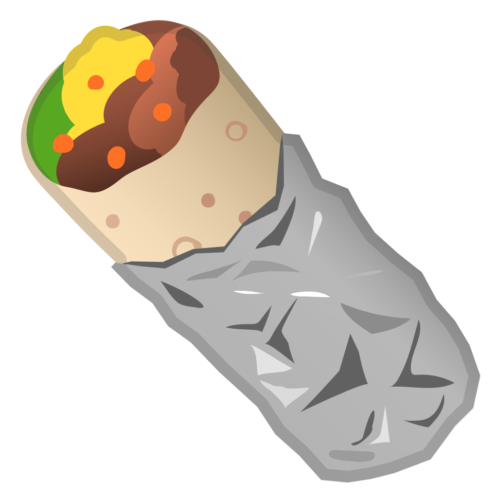 1024x1024 Burrito Icon Noto Emoji Food Drink Iconset Google