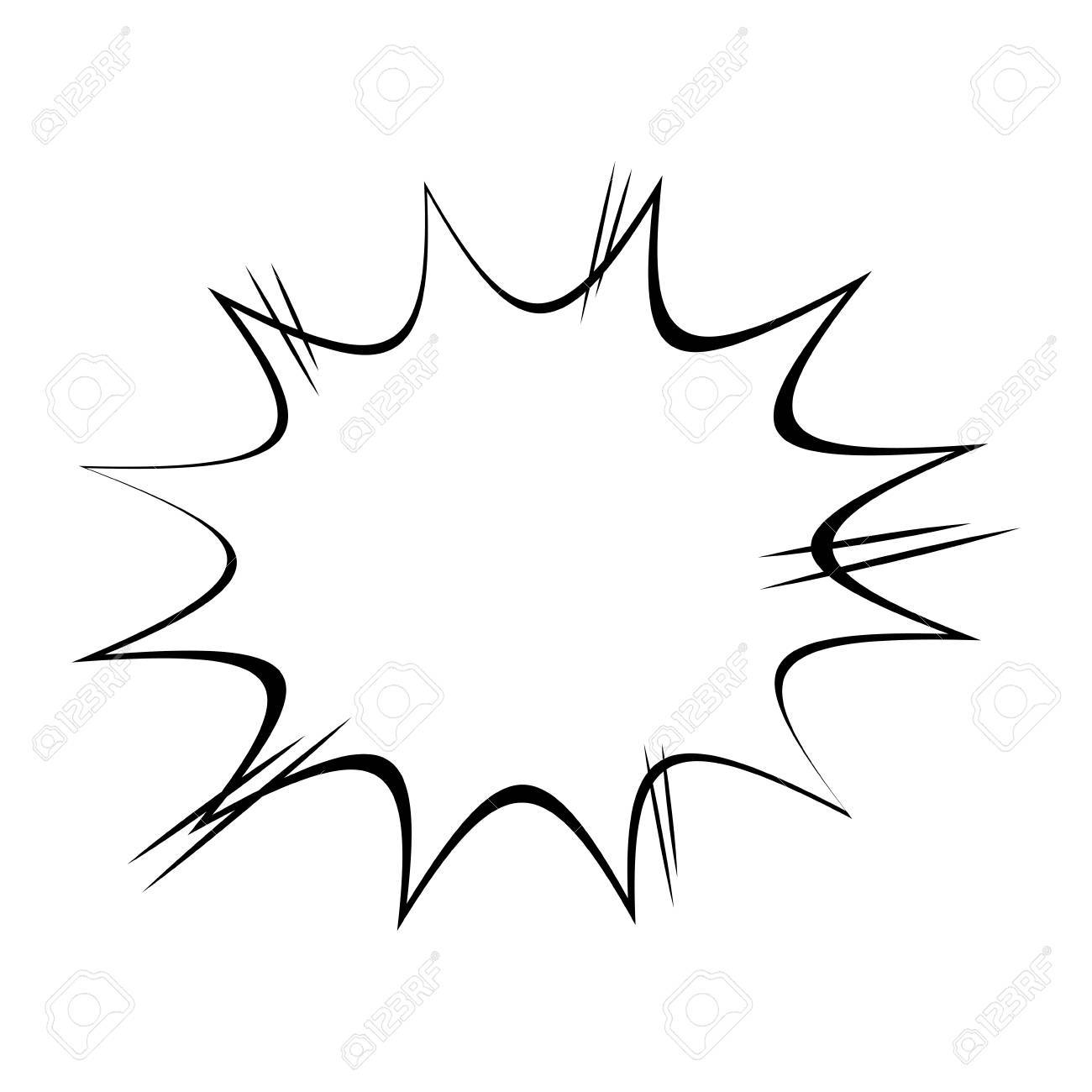 1300x1300 Comic Burst Icon Clipart Portal